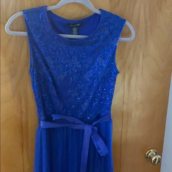 Candalite long blue dress - Picture 1 of 5